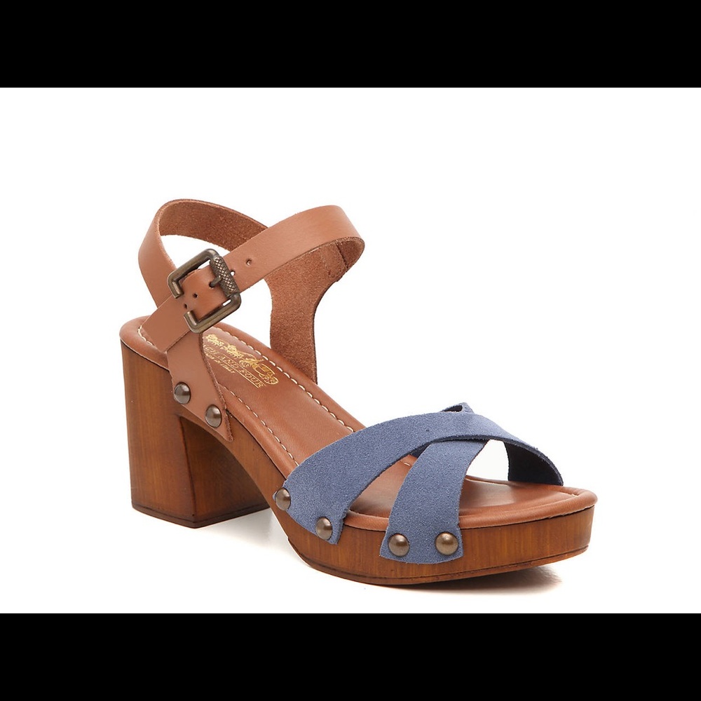 Coach and four chunky platform heels